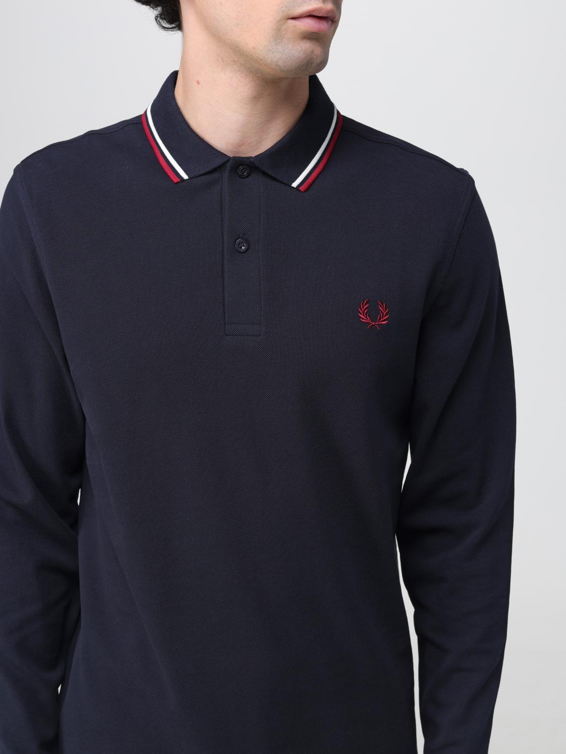 FRED PERRY POLO: T-shirt herren Fred Perry, Blau - Img 3