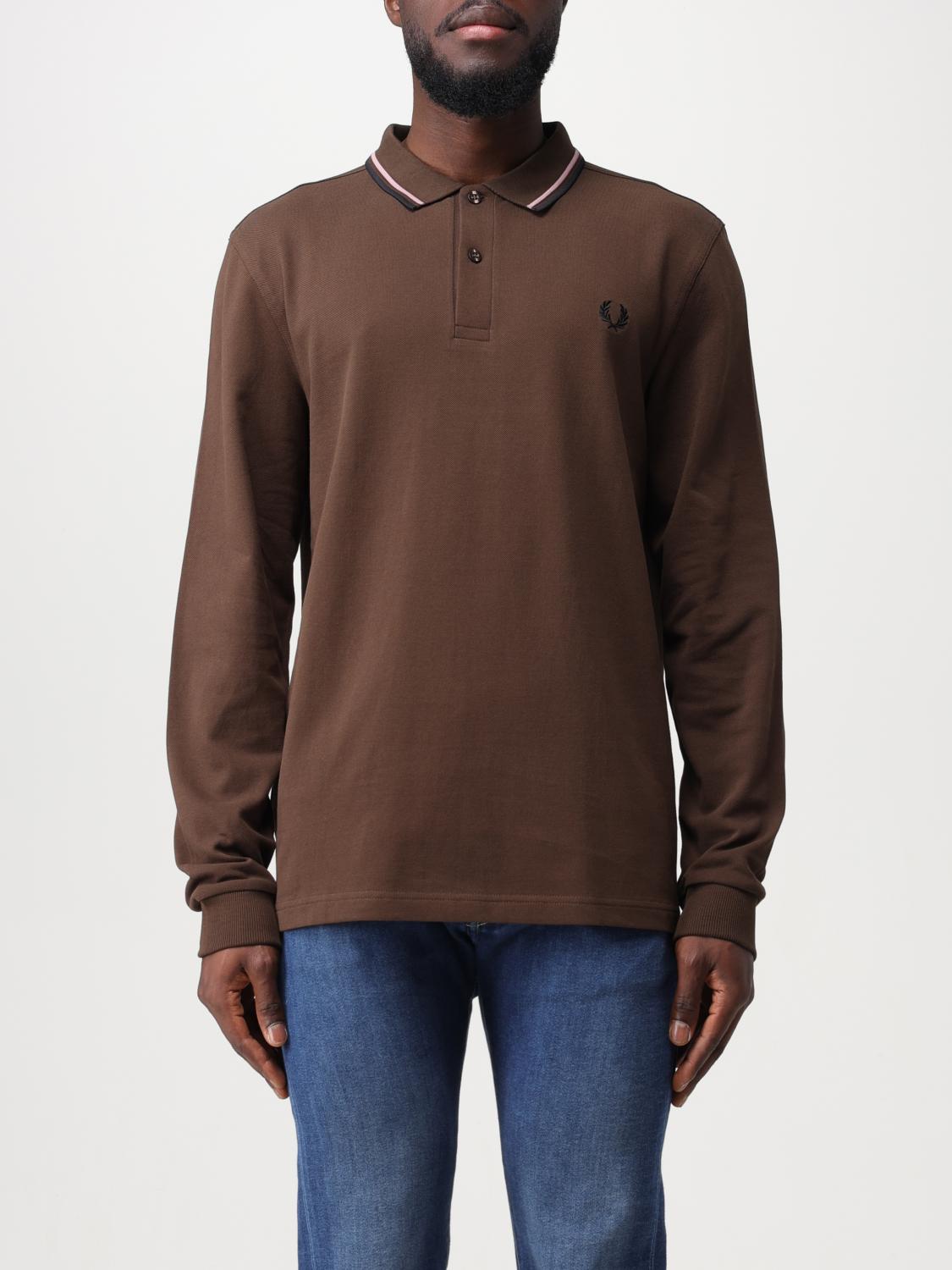 FRED PERRY POLO: T-shirt herren Fred Perry, Braun - Img 1