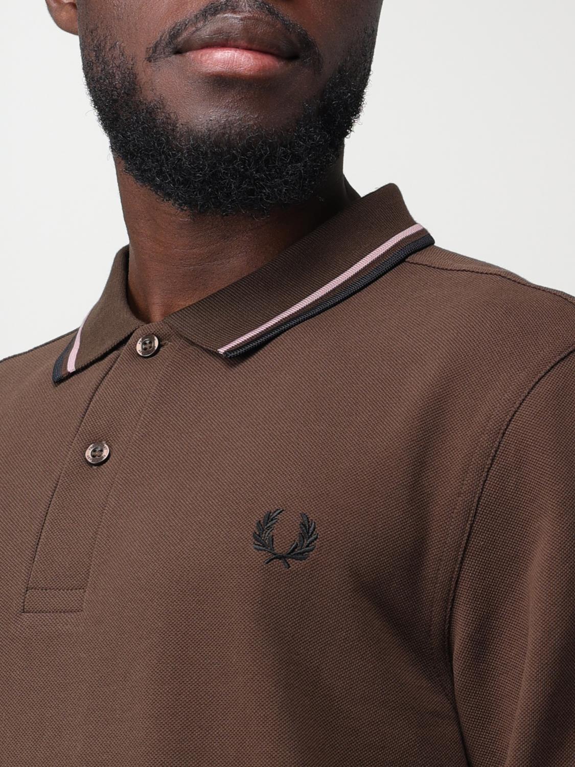 FRED PERRY POLO: T-shirt herren Fred Perry, Braun - Img 3