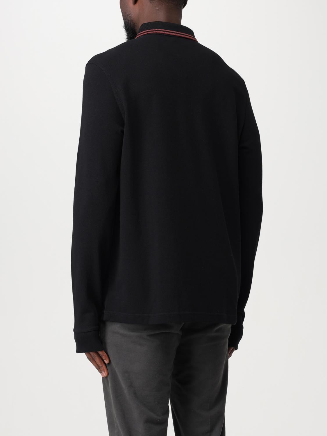 FRED PERRY ポロシャツ: Tシャツ メンズ Fred Perry, ブラック 1 - Img 2