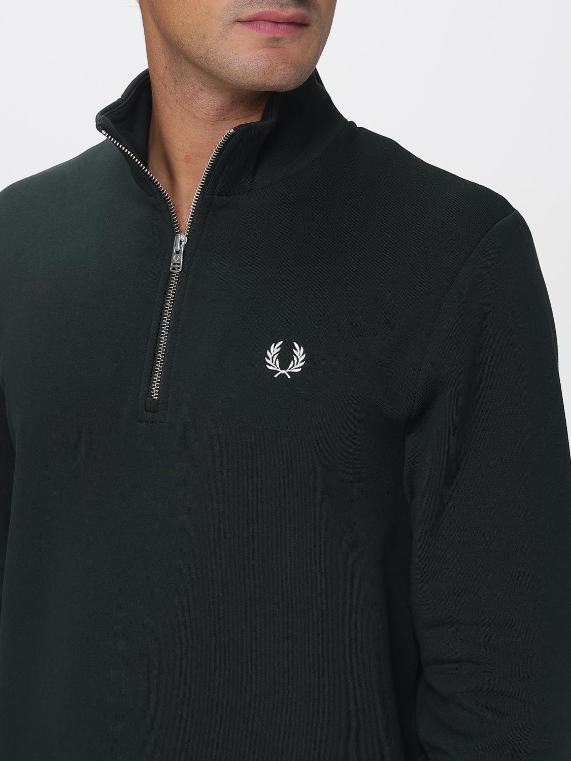 FRED PERRY SWEATSHIRT: Pull homme Fred Perry, Vert - Img 3