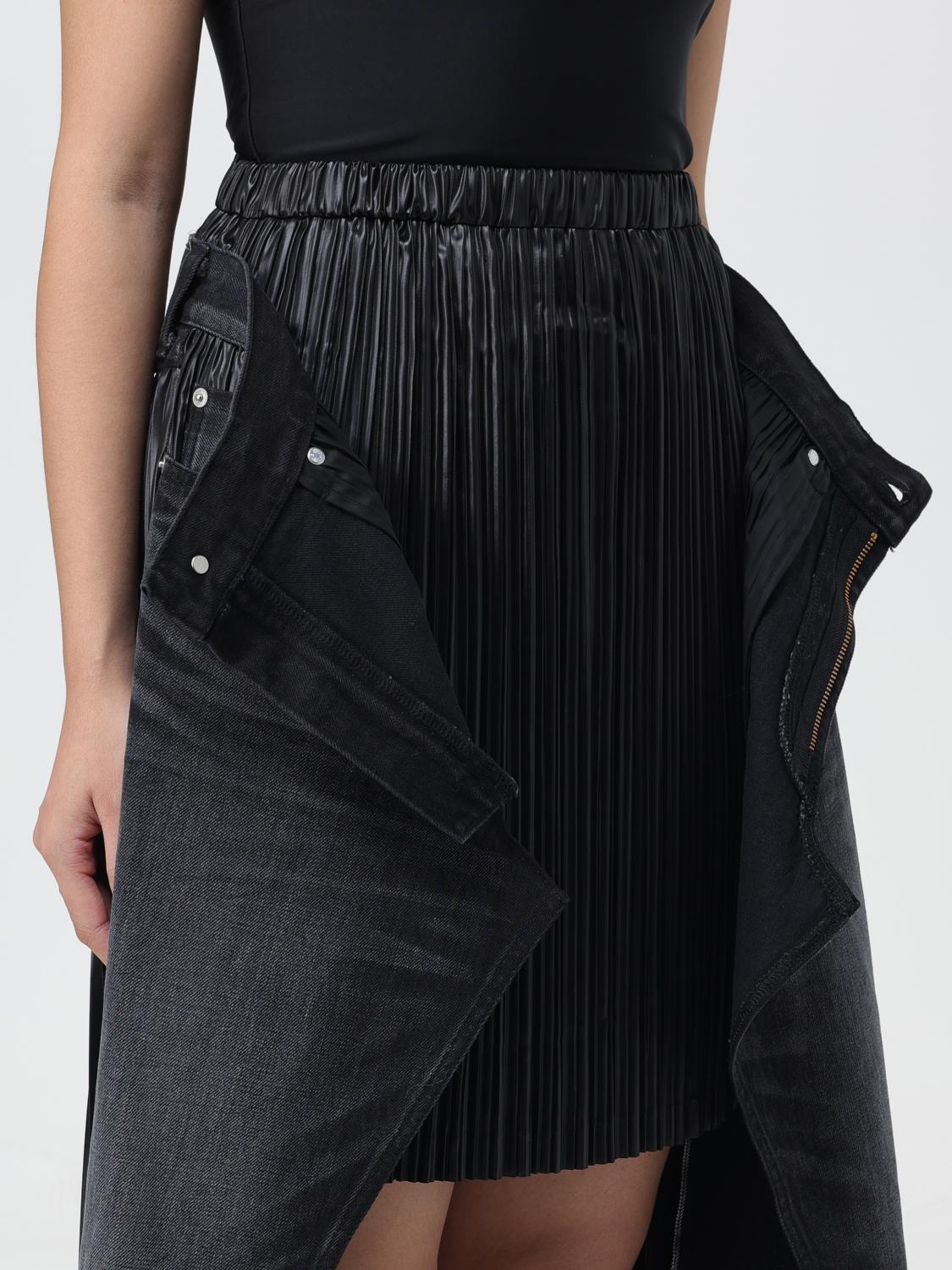 JUNYA WATANABE 　グレー 　スカート S Junya Watanabe Comme des Garcons Grey Wool Asymmetric Maxi