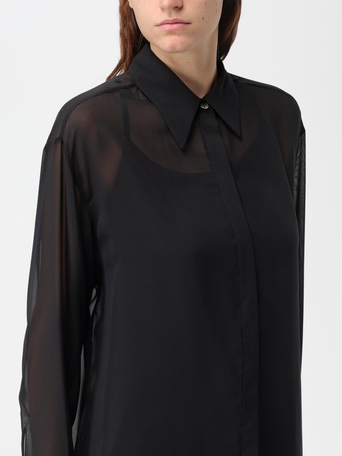 ERIKA CAVALLINI HEMDBLUSE: Hemdbluse damen Erika Cavallini, Schwarz - Img 3