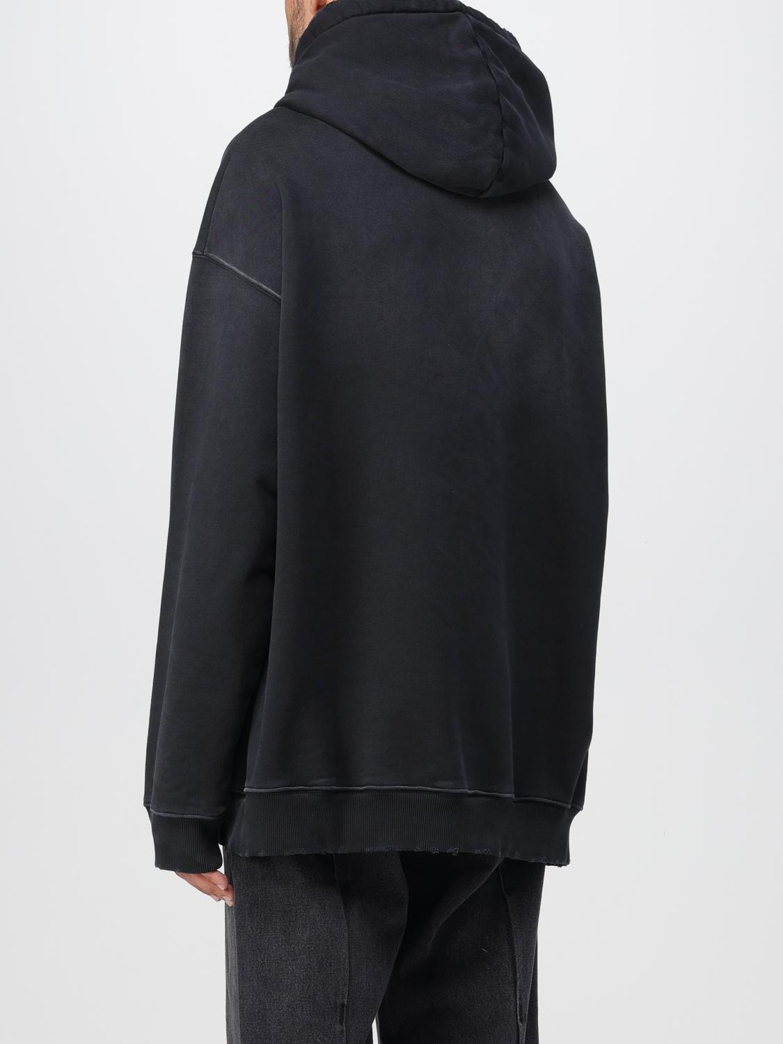 MSGM SWEATSHIRT: MSGM cotton sweatshirt, Black - Img 3
