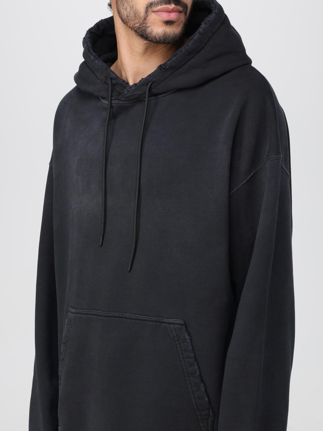 MSGM SWEATSHIRT: MSGM cotton sweatshirt, Black - Img 4
