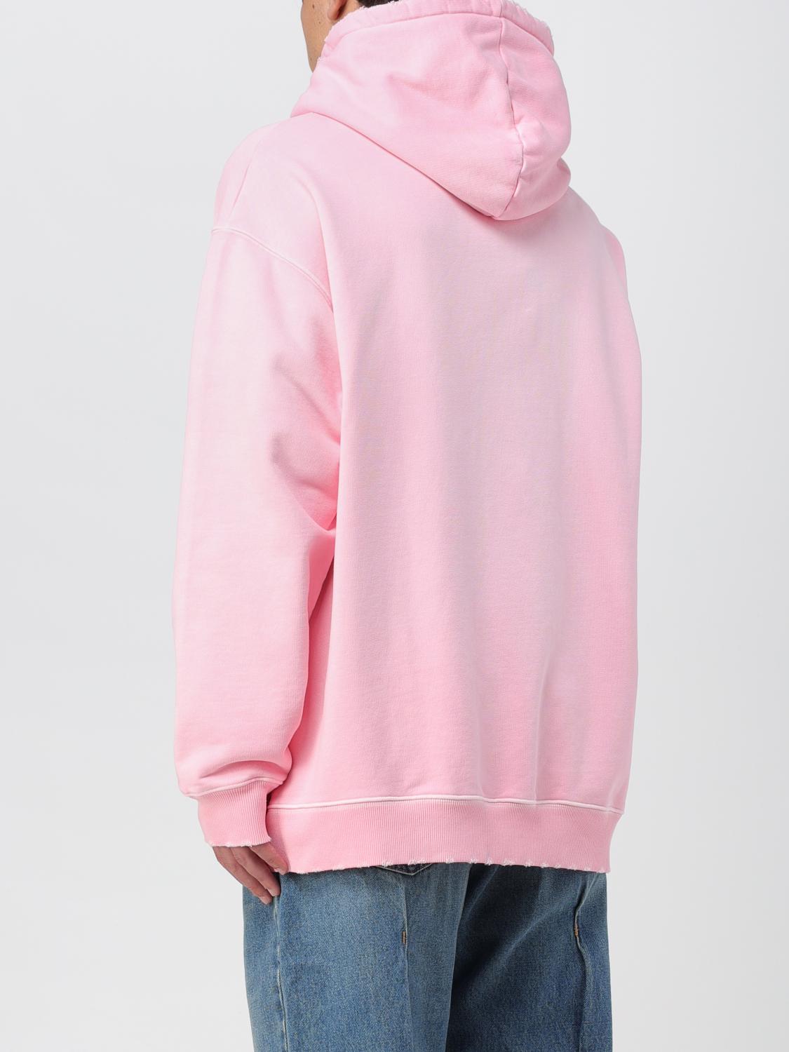 MSGM SWEATSHIRT: MSGM cotton sweatshirt, Pink - Img 3
