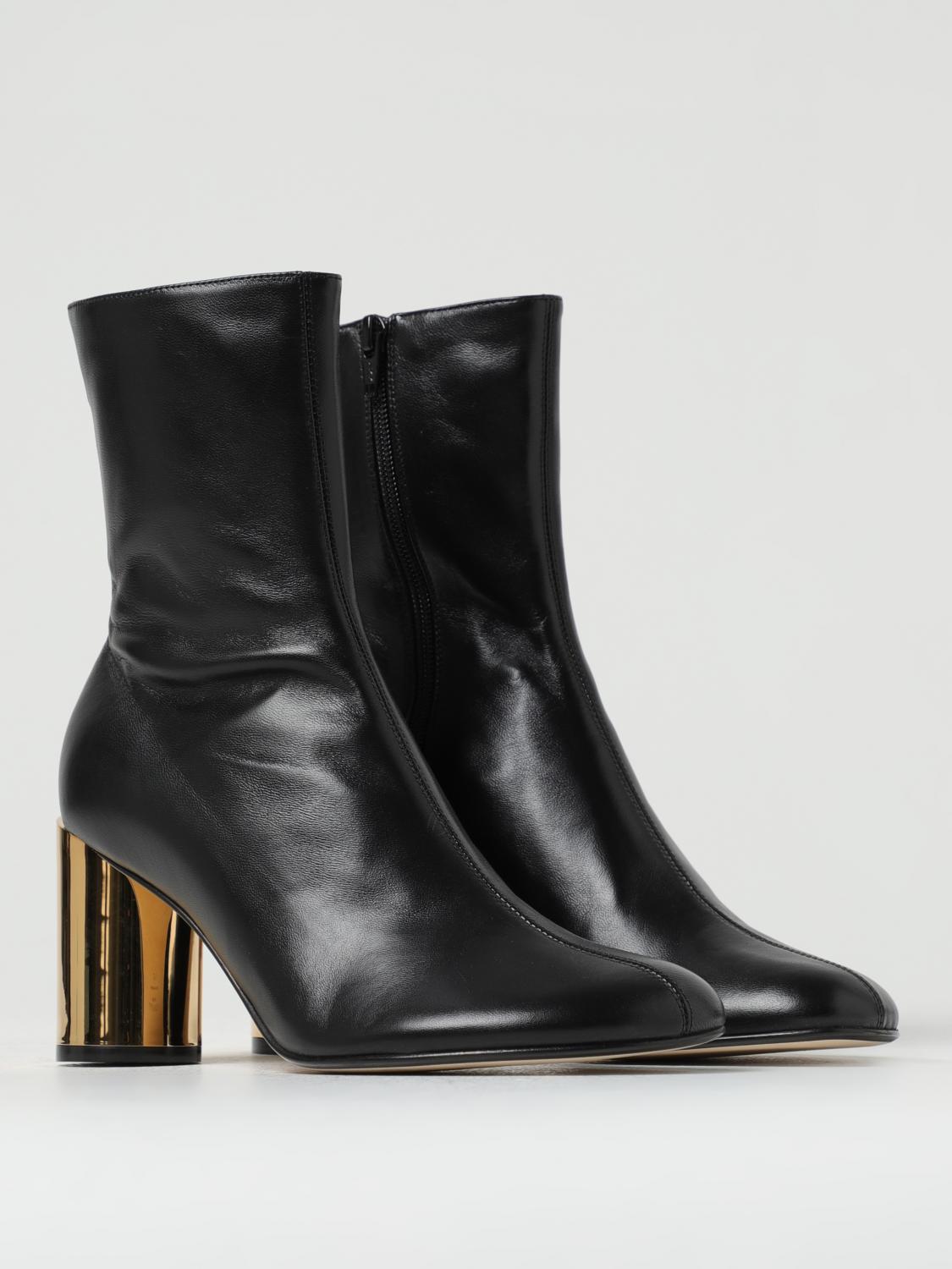 ショートブーツ・ブーティ LANVIN Woman Flat ankle boots Black FWBOSI0BNAMEA23 10M1 Lanvin Outlet: Shoes woman - Black | Lanvin flat ankle boots