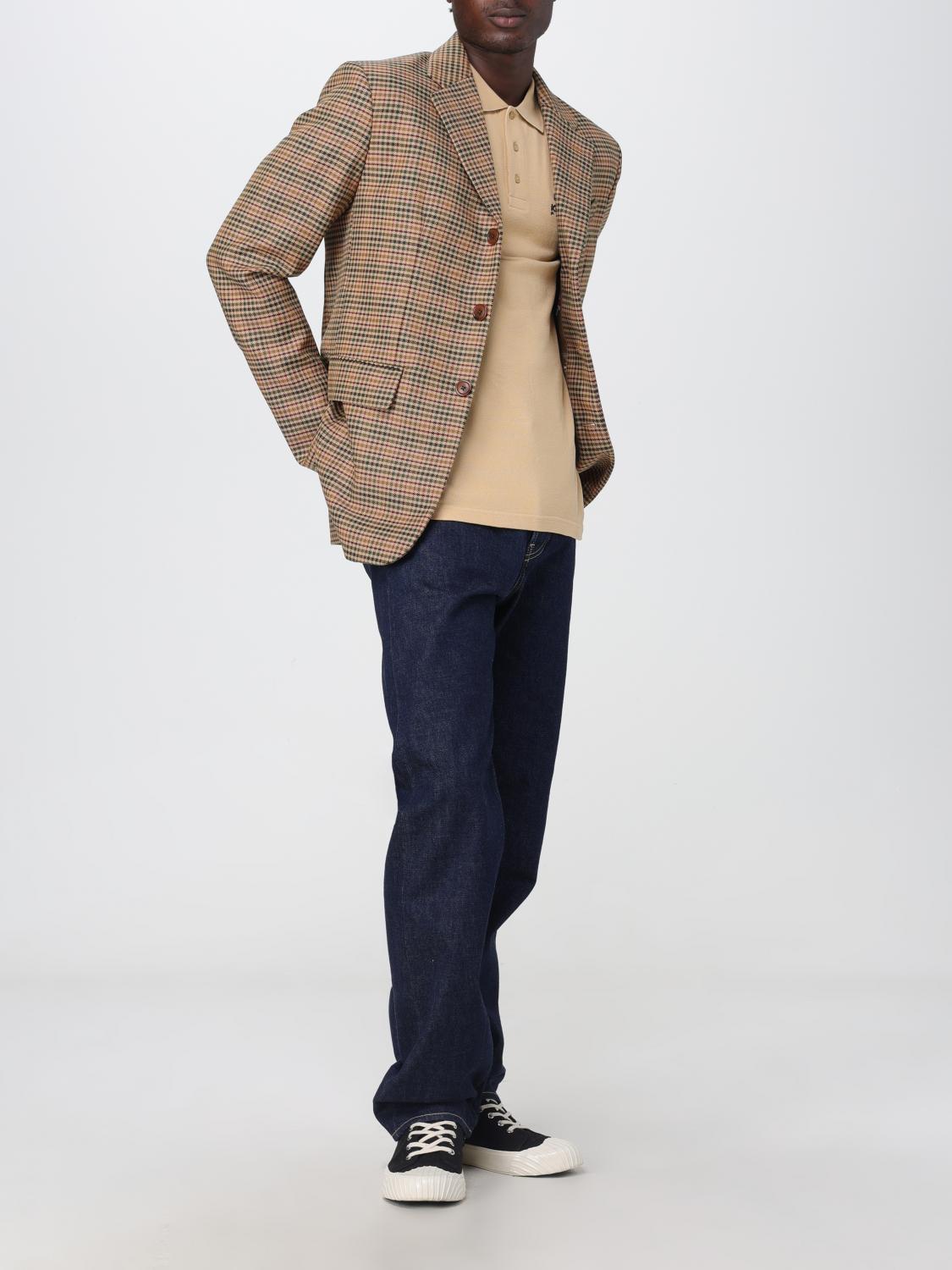 Kenzo ジャケット メンズ - ブラウン | FD65VE1229GH | GIGLIO.COM