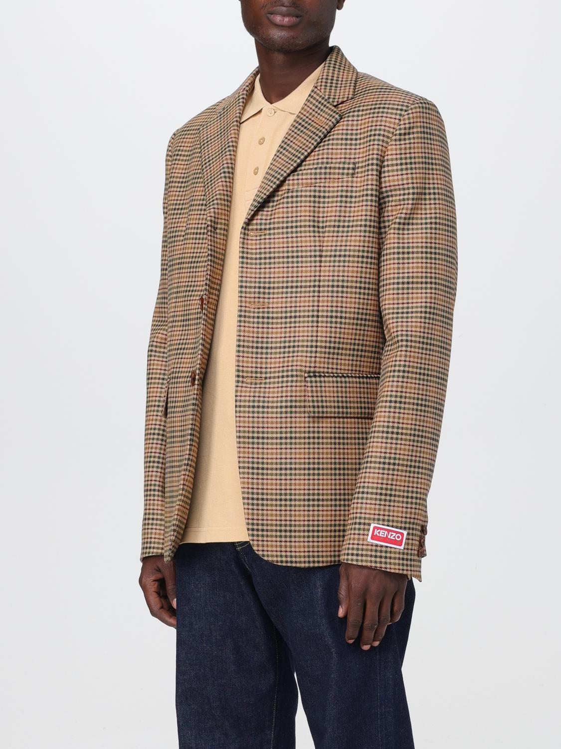 Kenzo ジャケット メンズ - ブラウン | FD65VE1229GH | GIGLIO.COM