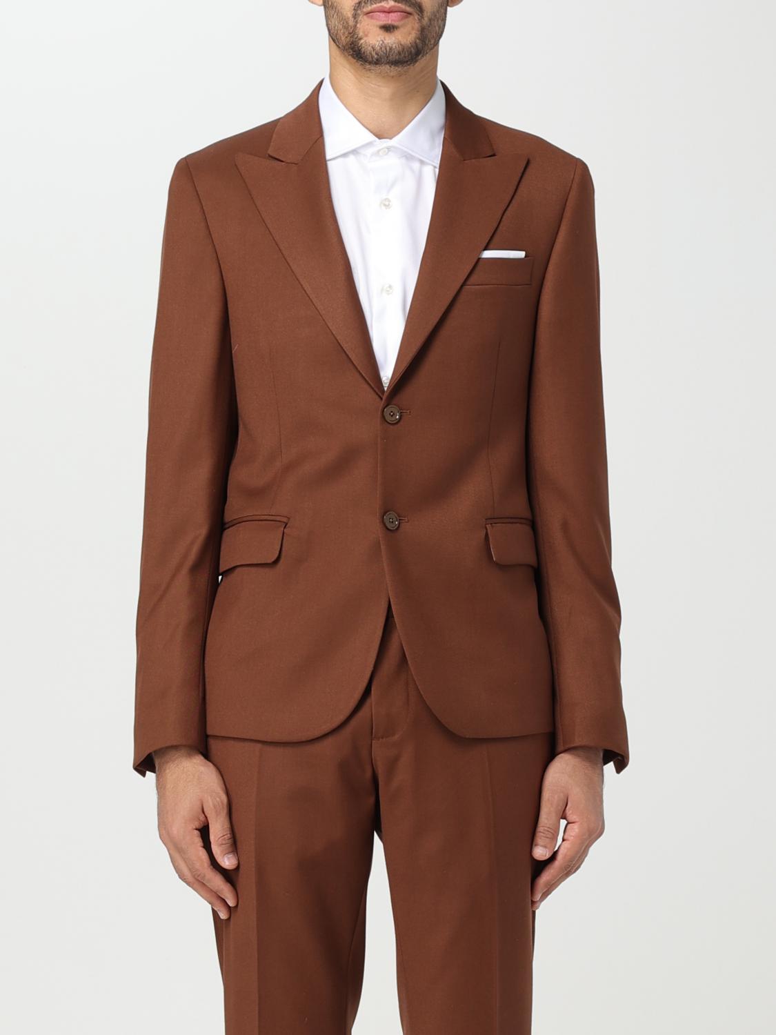 DANIELE ALESSANDRINI JACKET: Jacket men Daniele Alessandrini, Brown - Img 1