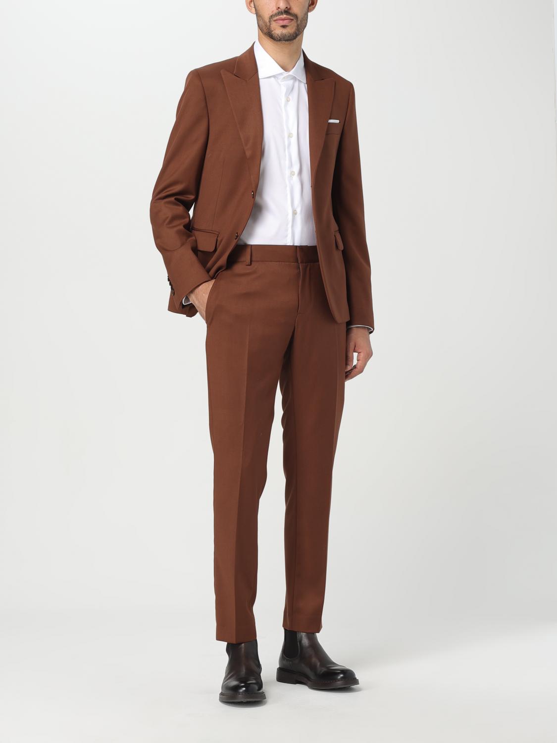 DANIELE ALESSANDRINI JACKET: Jacket men Daniele Alessandrini, Brown - Img 2