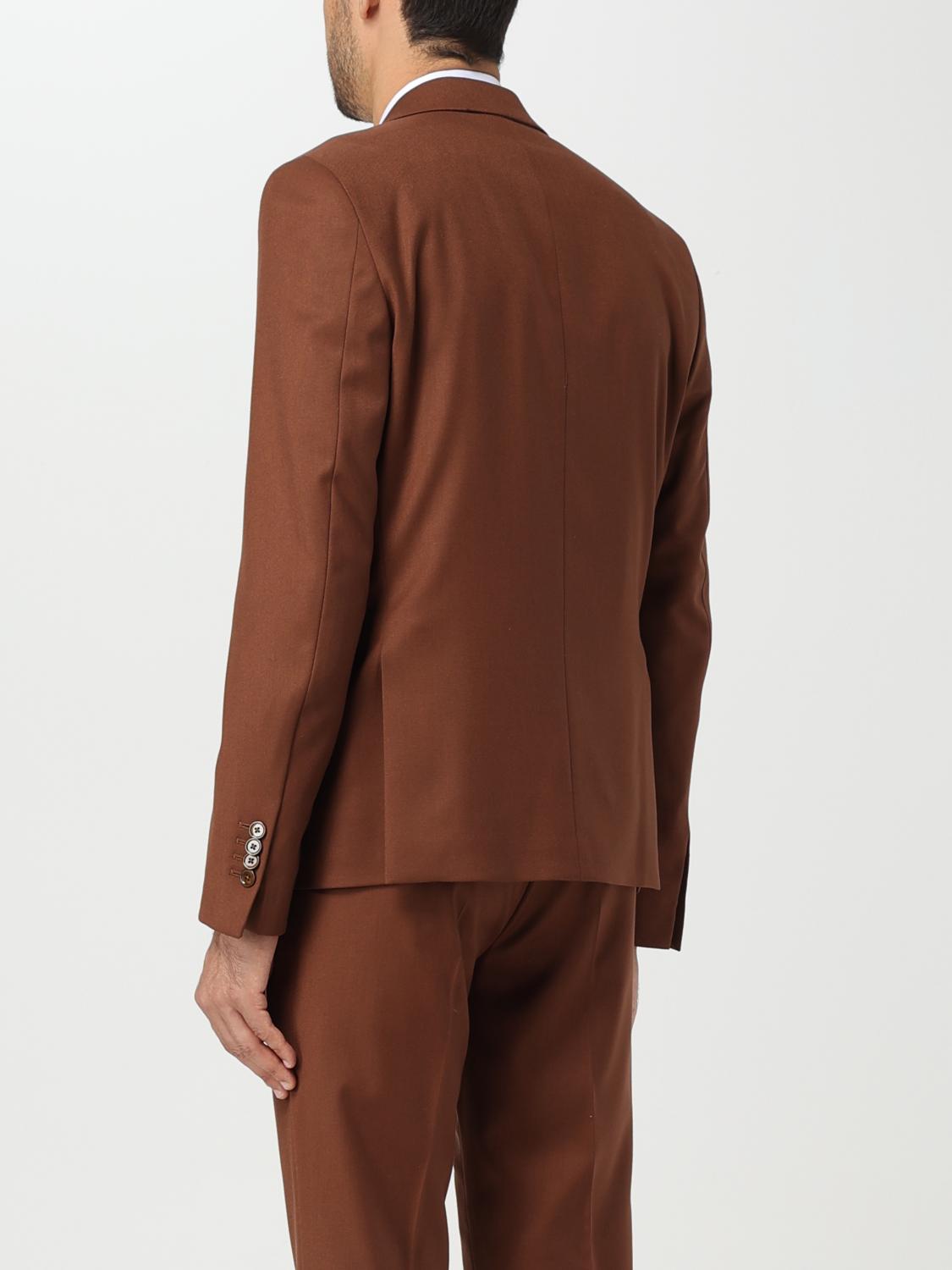 DANIELE ALESSANDRINI JACKET: Jacket men Daniele Alessandrini, Brown - Img 3