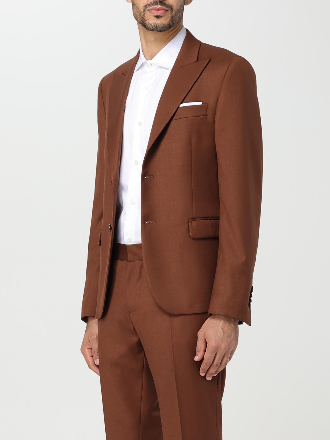 DANIELE ALESSANDRINI JACKET: Jacket men Daniele Alessandrini, Brown - Img 4