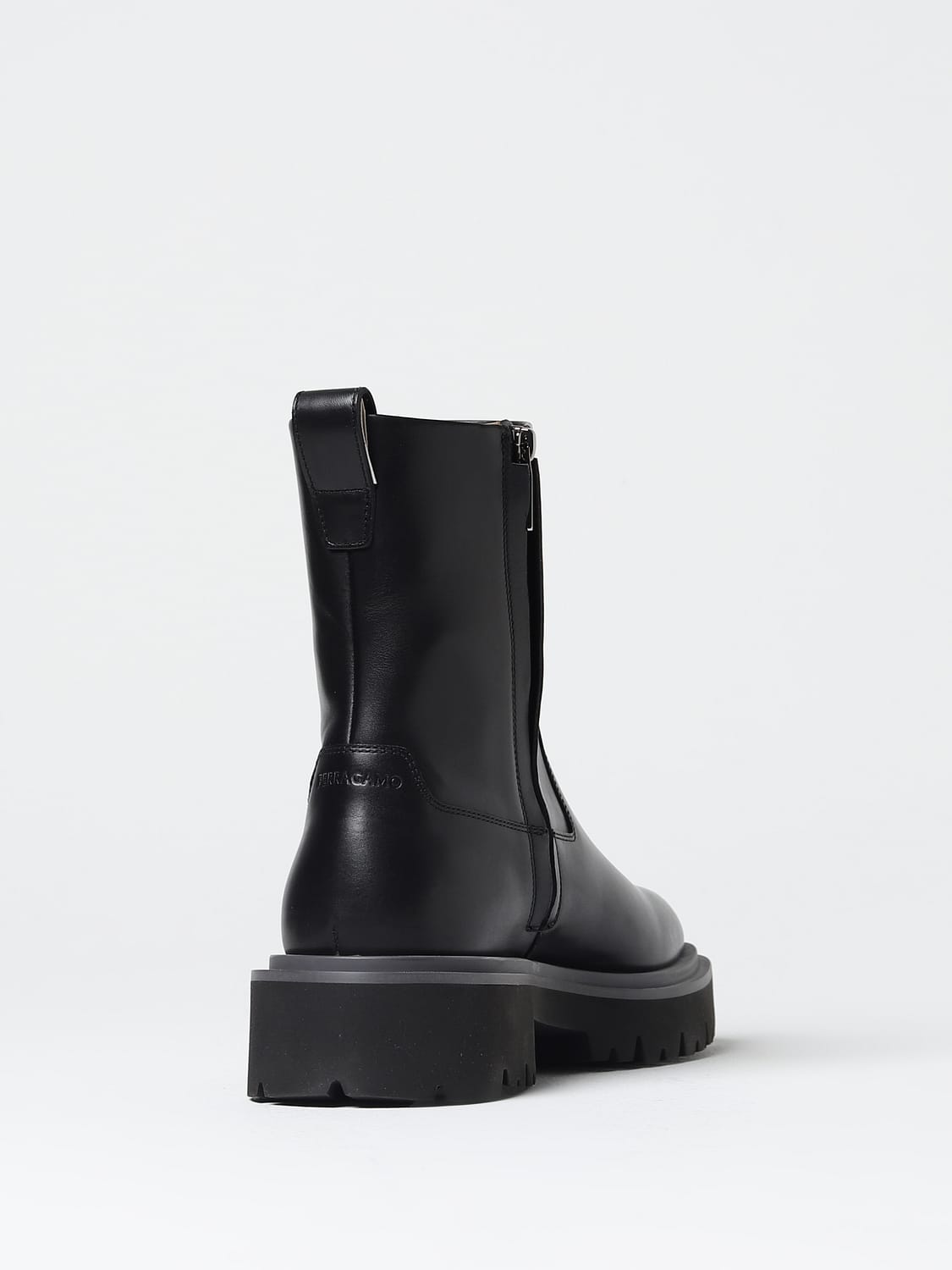Ferragamo Fulvio leather ankle boots - Black | 021497 762544  display picture 2
