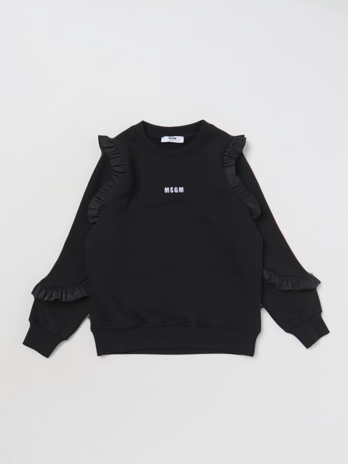 MSGM KIDS JERSEY: Jersey niños MSGM Kids, Negro - Img 1