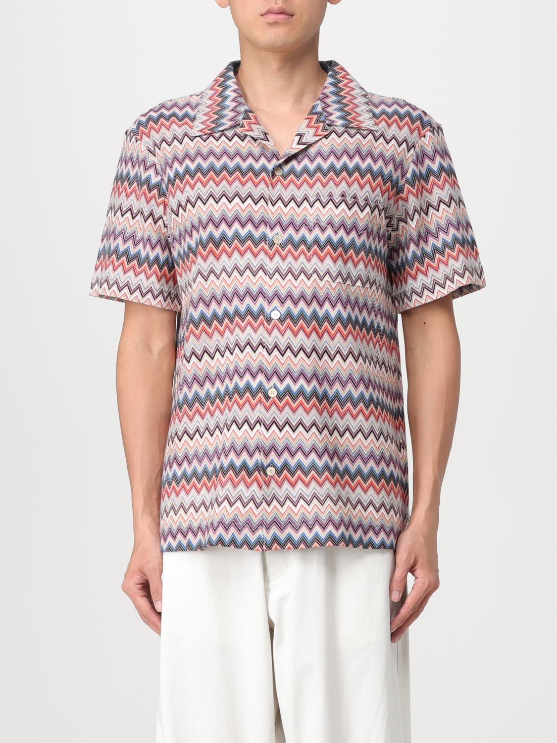 MISSONI CAMICIA: Camicia Missoni in cotone, Beige - Img 1