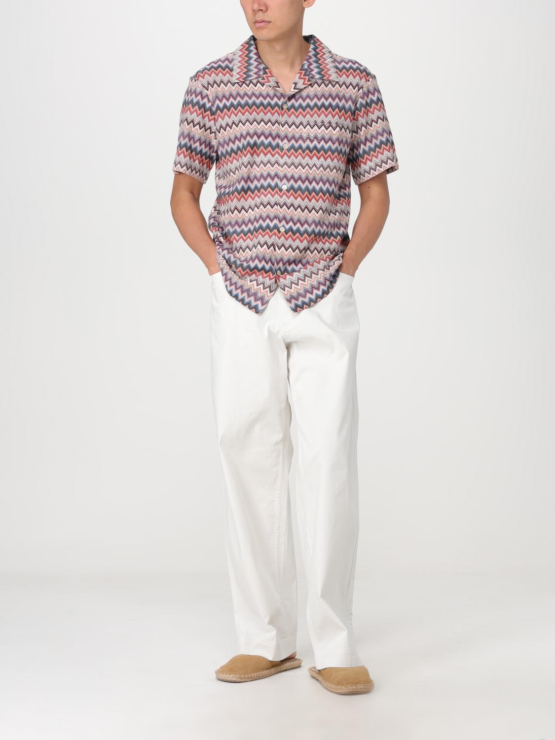 MISSONI CAMICIA: Camicia Missoni in cotone, Beige - Img 2