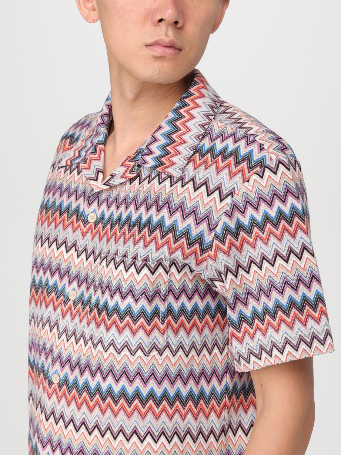 MISSONI CAMICIA: Camicia Missoni in cotone, Beige - Img 4