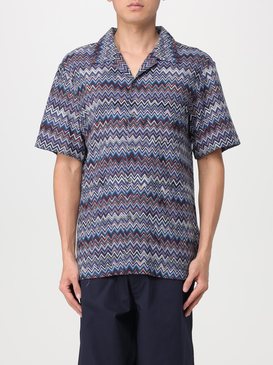 MISSONI CAMICIA: Camicia Missoni in cotone, Blue Navy - Img 1