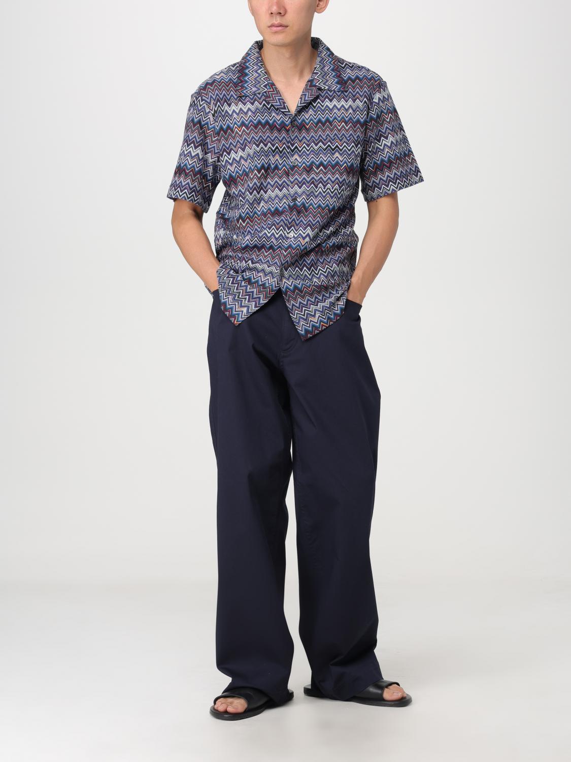 MISSONI CAMICIA: Camicia Missoni in cotone, Blue Navy - Img 2