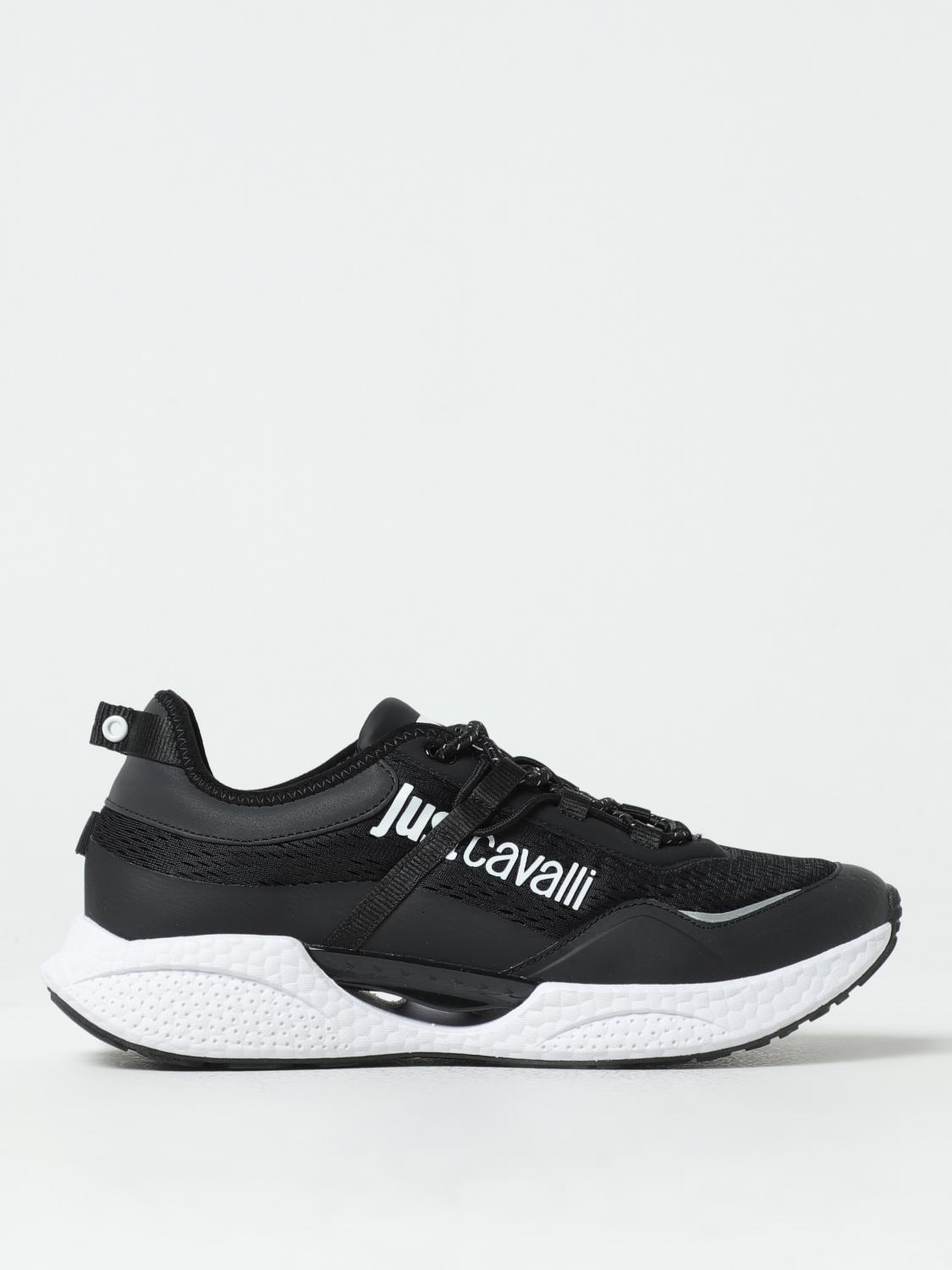 JUST CAVALLI SNEAKERS: Sneakers Just Cavalli in mesh, Nero - Img 1