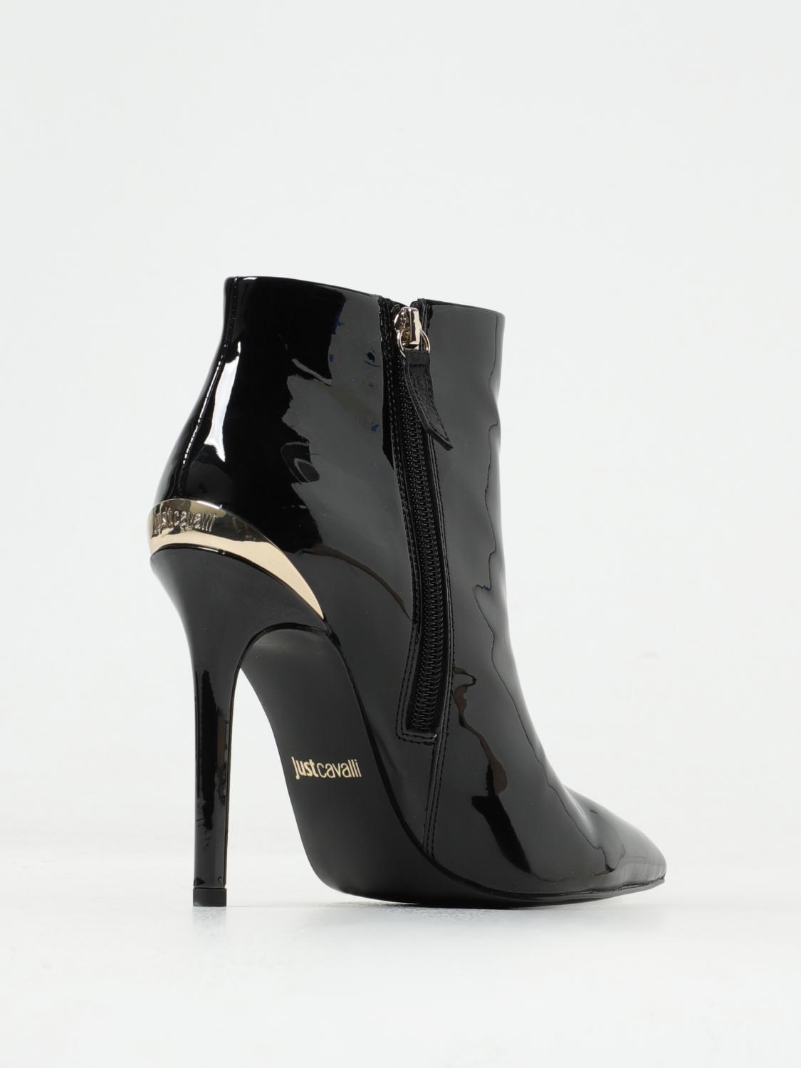 JUST CAVALLI FLAT ANKLE BOOTS: Flat ankle boots woman Just Cavalli, Black - Img 3