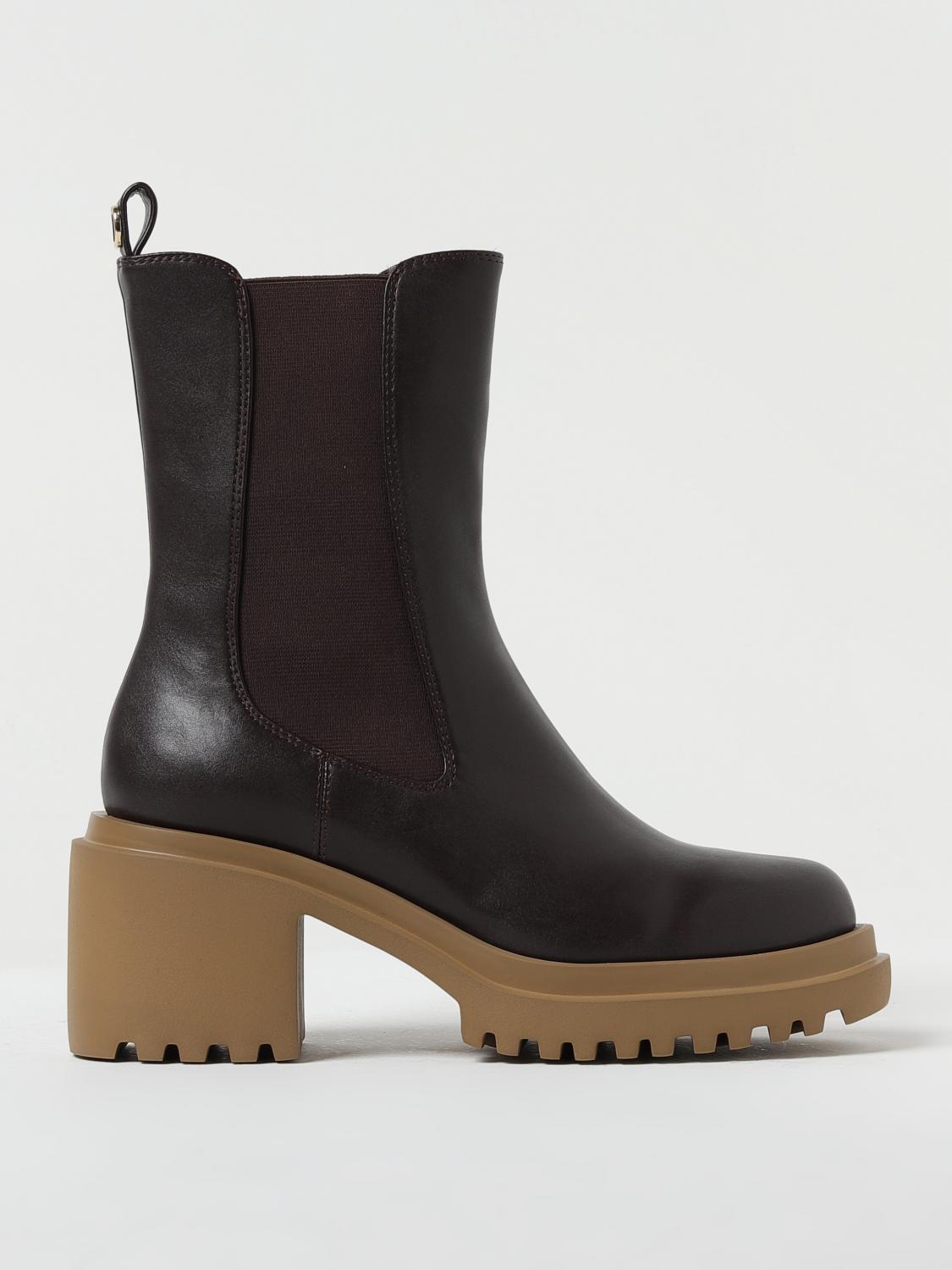 TWINSET FLACHE STIEFELETTEN: Schuhe damen Twinset, Dark - Img 1