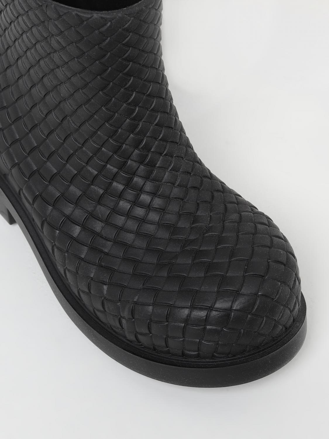 ショートブーツ・ブーティ BOTTEGA VENETA Woman Flat ankle boots Black 764422V3OE0 1000 BOTTEGA VENETA: Boots woman - Black | Bottega Veneta flat