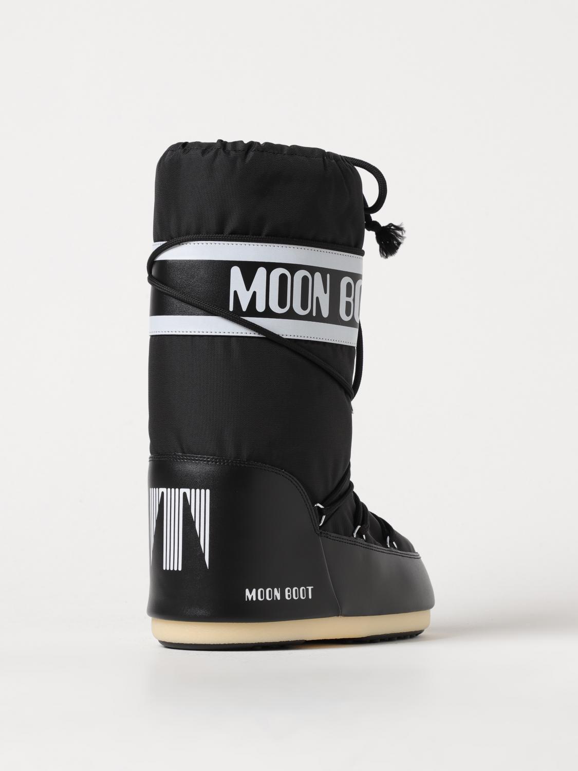 MOON BOOT FLAT ANKLE BOOT: Shoes woman Moon Boot, Black - Img 3