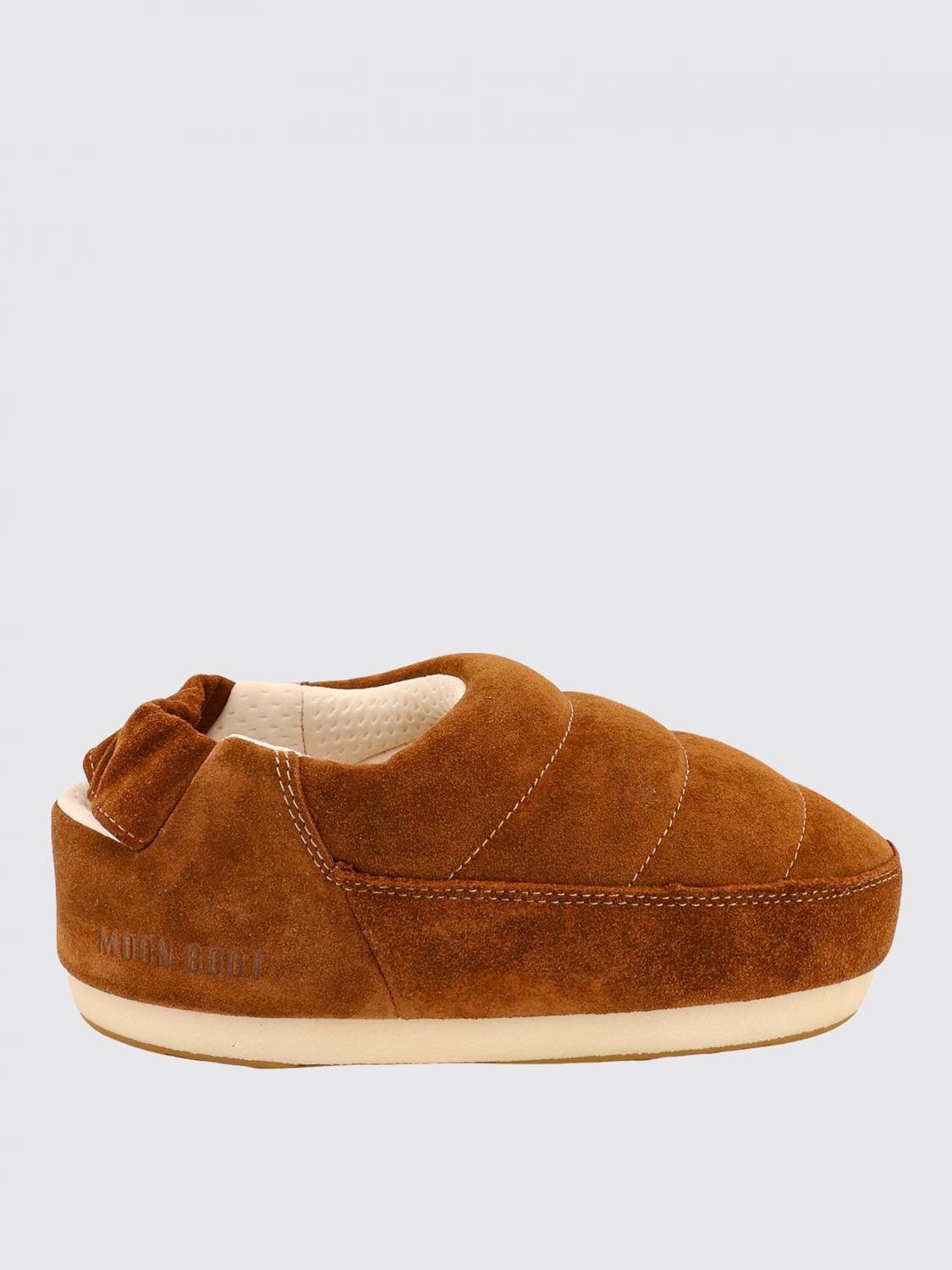 MOON BOOT FLACHE SCHUHE: Schuhe damen Moon Boot, Camel - Img 1
