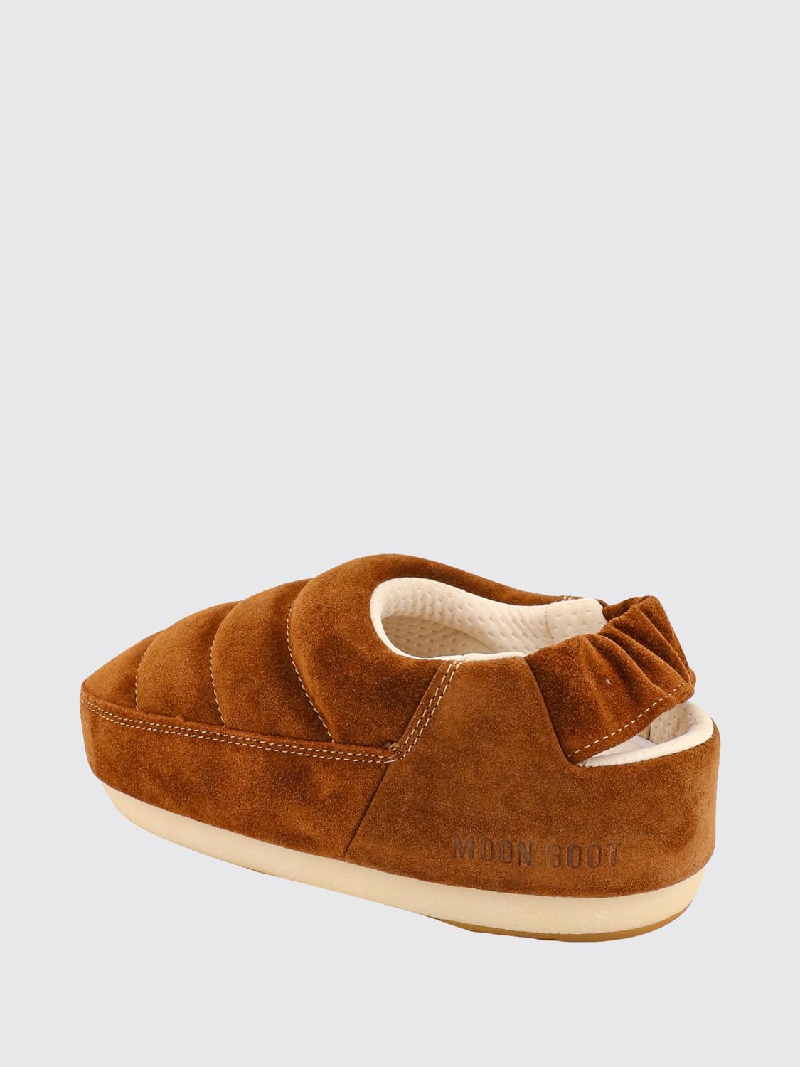 MOON BOOT FLACHE SCHUHE: Schuhe damen Moon Boot, Camel - Img 3