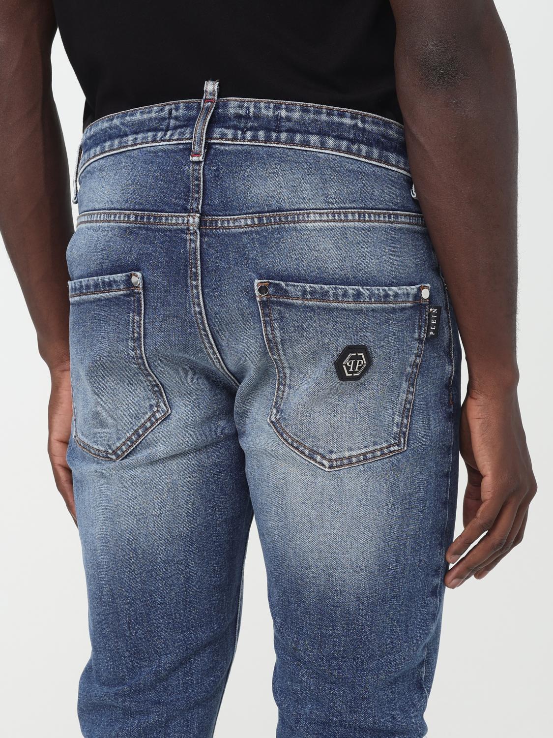 PHILIPP PLEIN JEANS: Jeans men Philipp Plein, Blue - Img 4