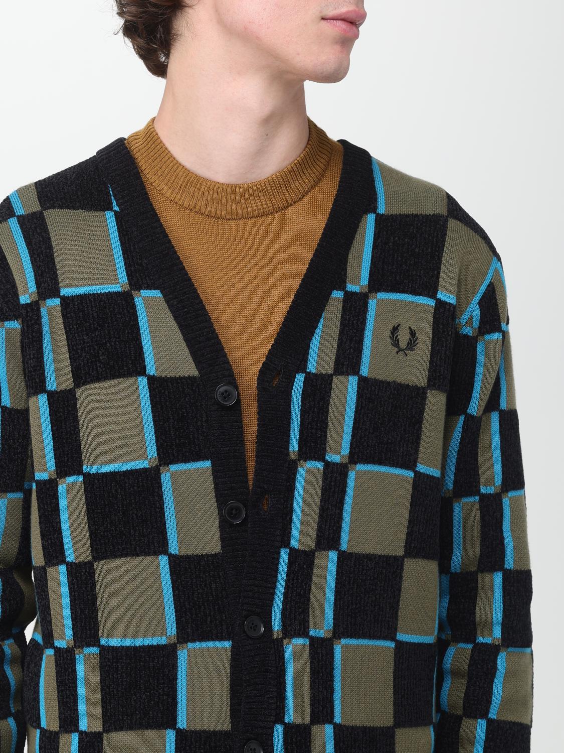 トップス Fred Perry Reissues Lambswool Cardigan FRED PERRY Lambswool Cardigan – Posers Hollywood