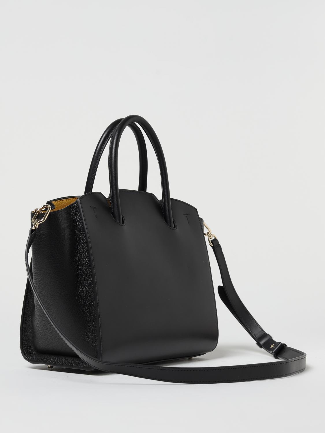 FURLA BORSA A MANO: Borsa Genesi Furla in pelle con tracolla, Nero - Img 2