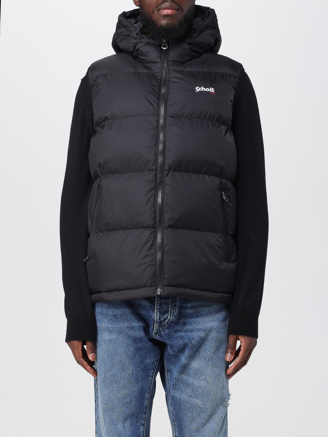 SCHOTT N.Y.C. 재킷: 재킷 남성 Schott NYC, 블랙 - Img 1