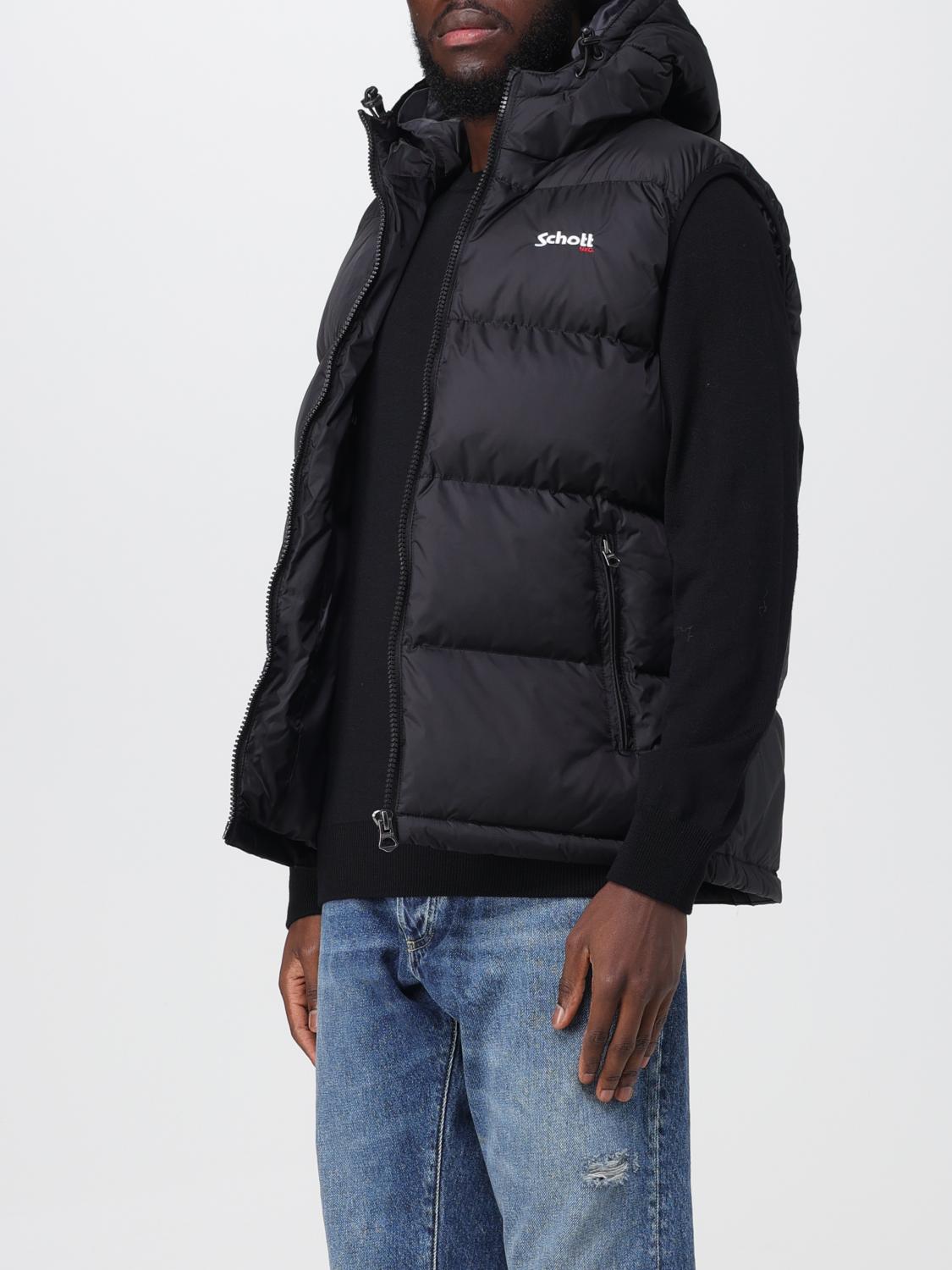 SCHOTT N.Y.C. 재킷: 재킷 남성 Schott NYC, 블랙 - Img 3