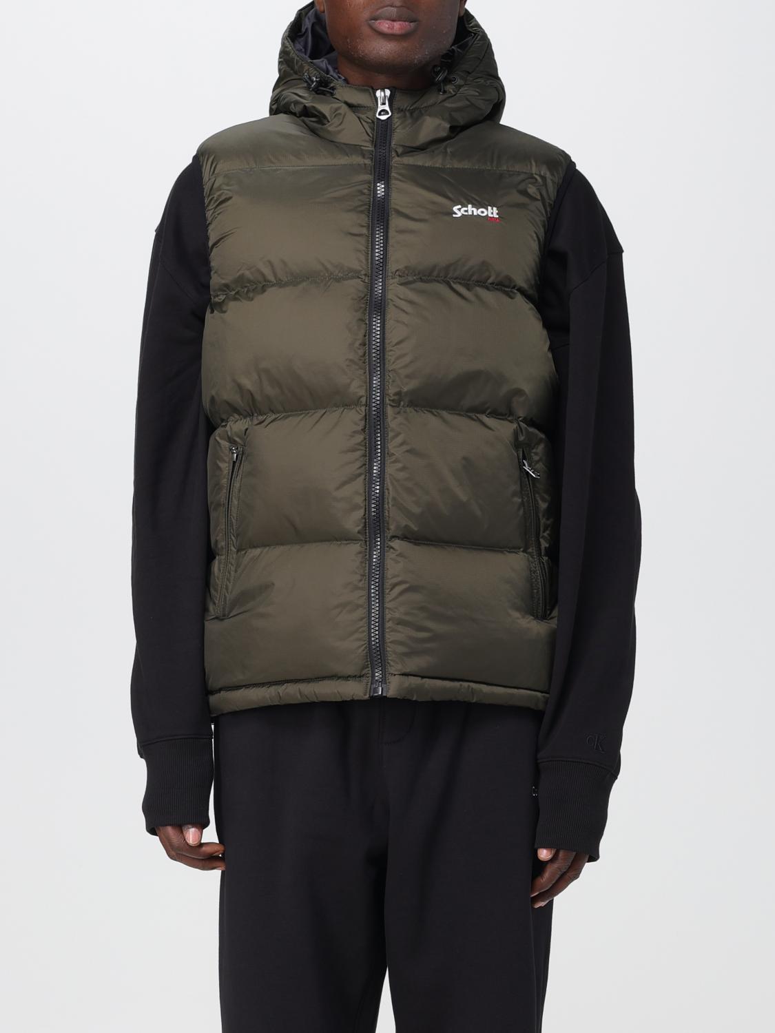 SCHOTT N.Y.C. JACKE: Jacke herren Schott NYC, Grün - Img 1