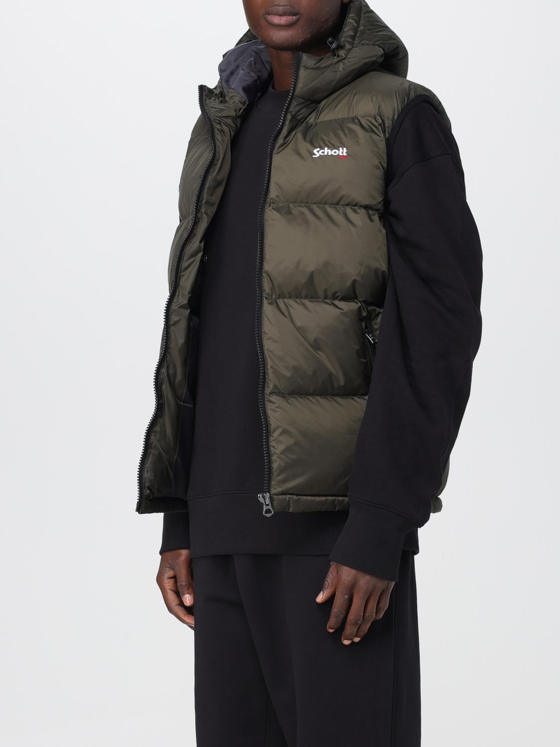 SCHOTT N.Y.C. JACKE: Jacke herren Schott NYC, Grün - Img 3