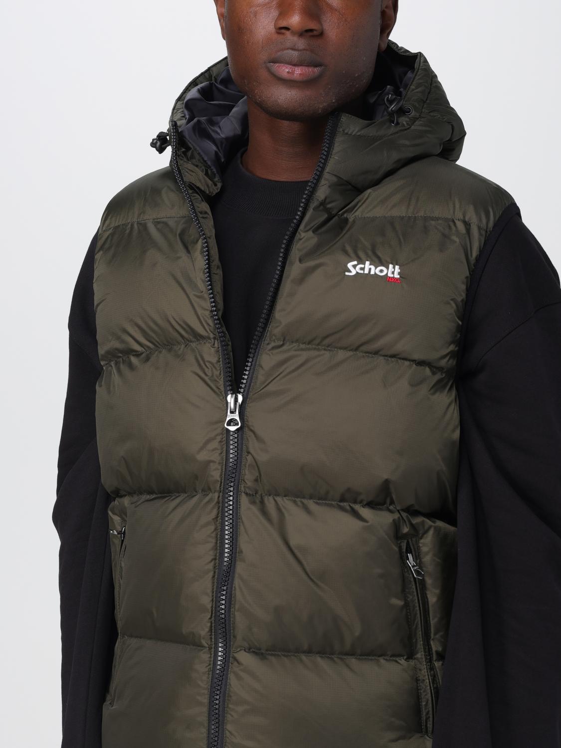 SCHOTT N.Y.C. JACKE: Jacke herren Schott NYC, Grün - Img 4