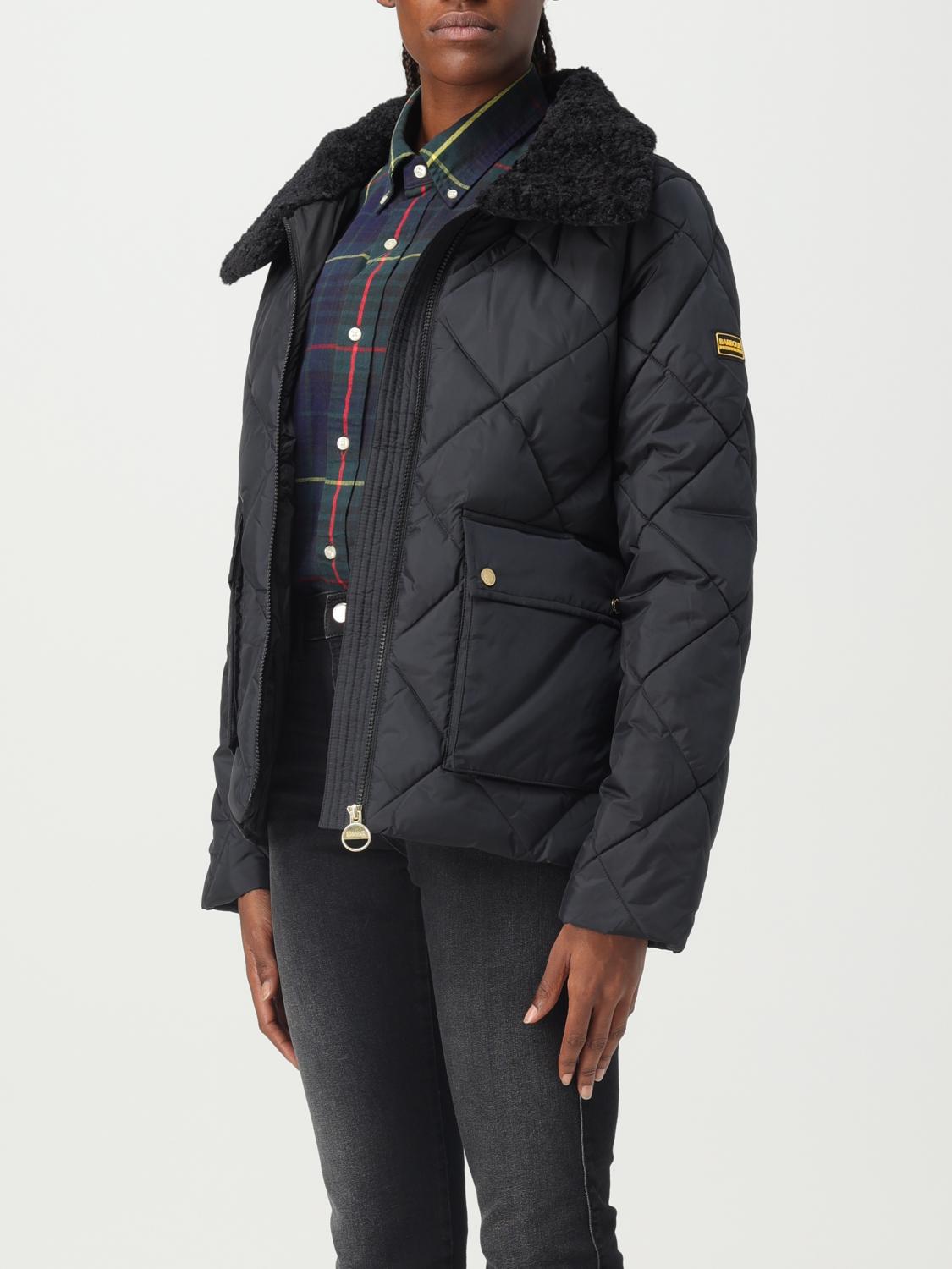 ジャケット BARBOUR Woman Jacket Black LQU1666LQU BK12 Parade Quilted Jacket Black by Barbour International Lady