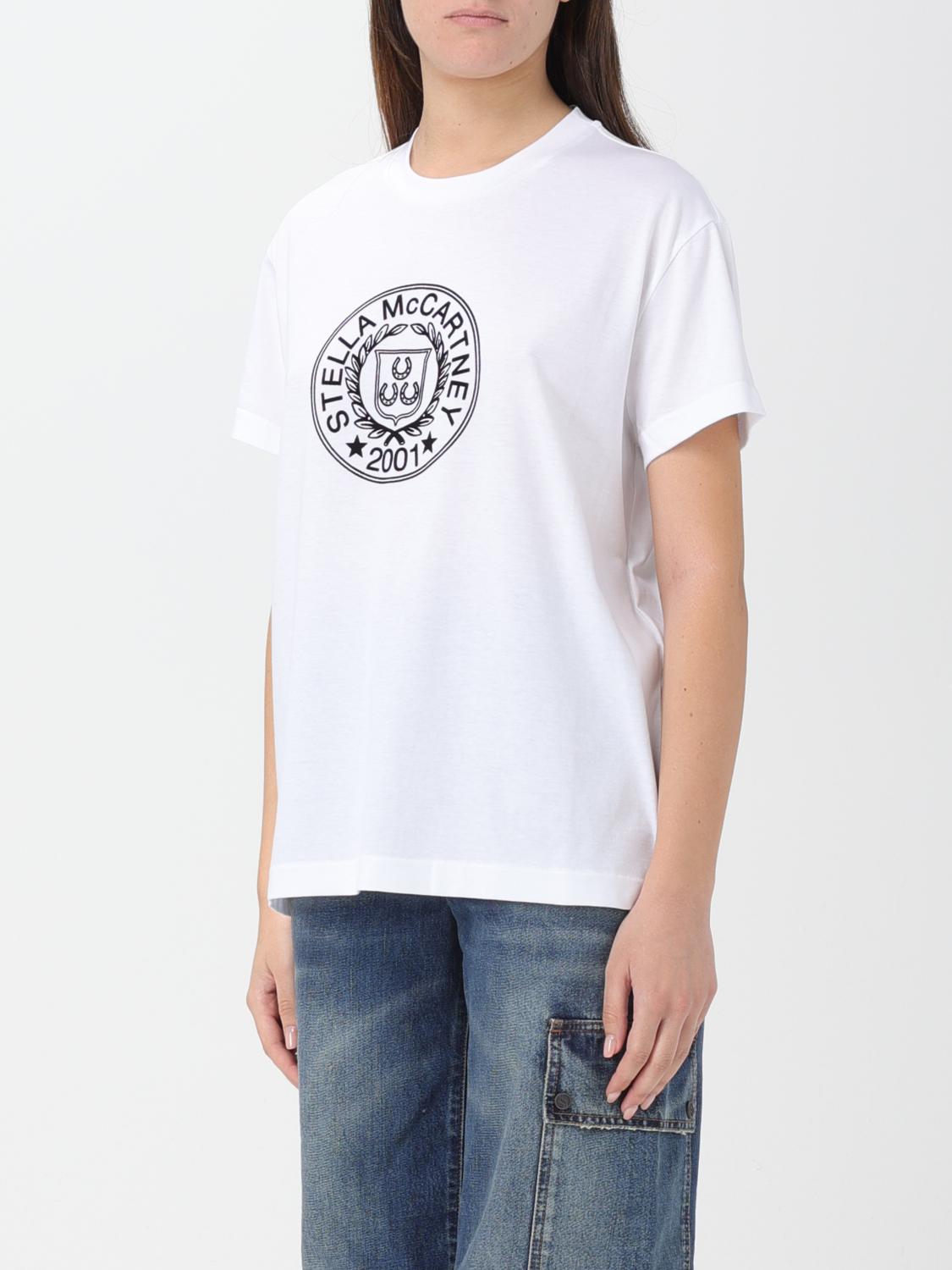 Tシャツ・カットソー STELLA MCCARTNEY Woman T-Shirt White 6J02413SPY35 9000 Stella McCartney Outlet: T-shirt woman - White | Stella