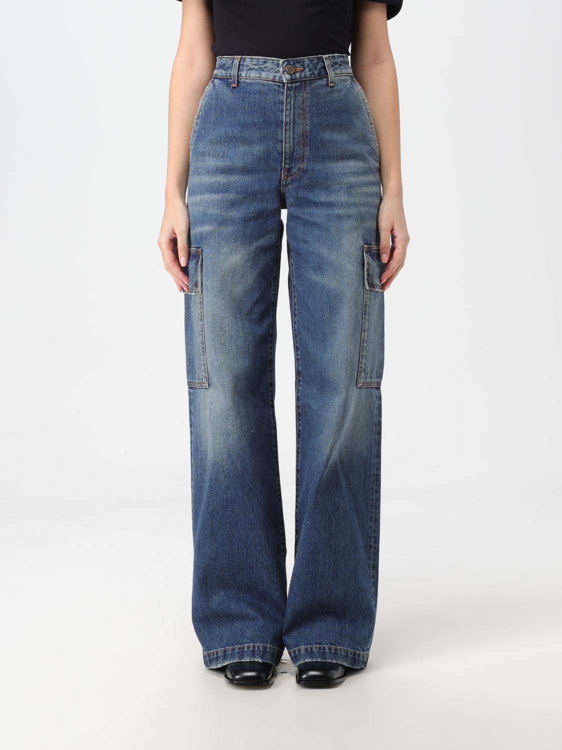 デニム・ジーパン STELLA MCCARTNEY Woman Jeans Blue 6D02233SPH46 4071 Stella McCartney Outlet: Jeans woman - Blue | Stella