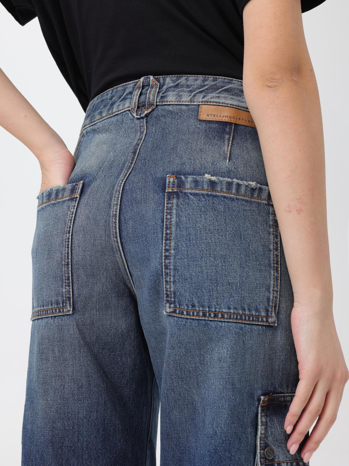 デニム・ジーパン STELLA MCCARTNEY Woman Jeans Blue 6D02233SPH46 4071 Stella McCartney Outlet: Jeans woman - Blue | Stella