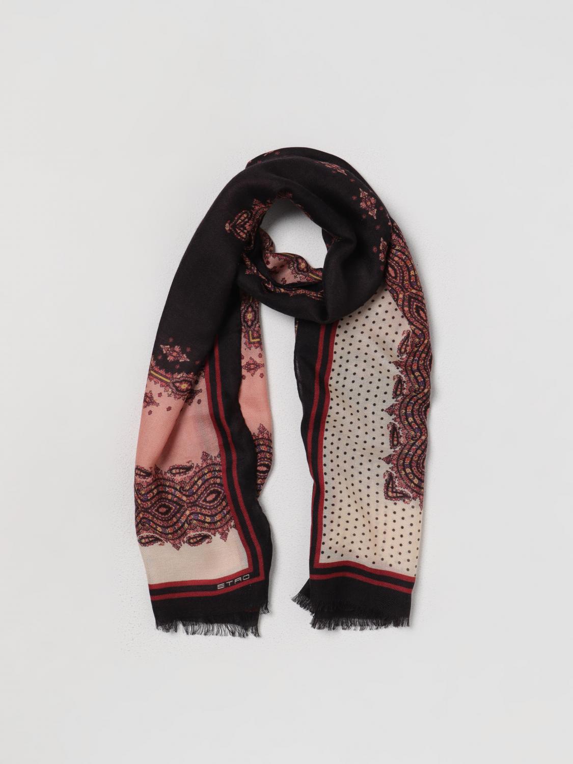 ETRO SCIARPA: Sciarpa Etro in misto lana e cashmere, Beige - Img 2