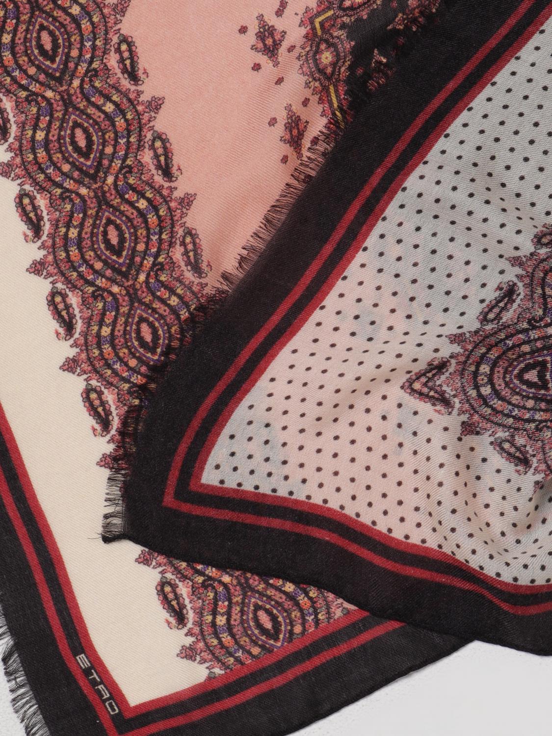 ETRO SCIARPA: Sciarpa Etro in misto lana e cashmere, Beige - Img 3