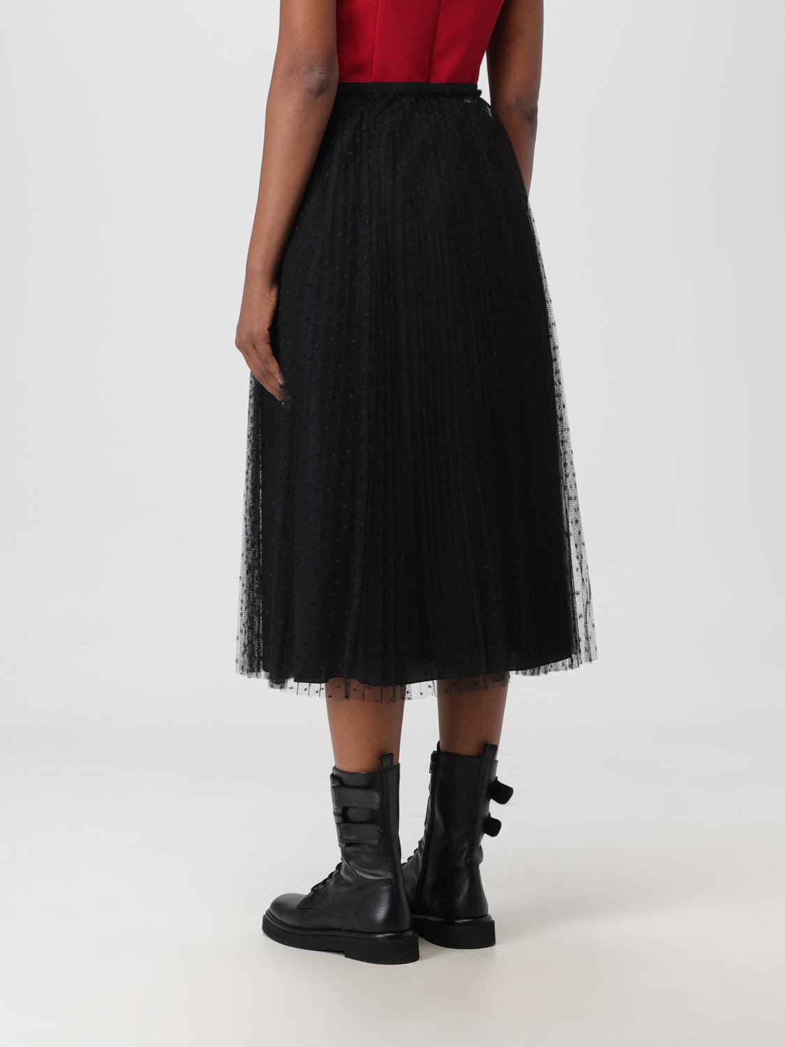 RED VALENTINO FALDA: Falda mujer Red Valentino, Negro - Img 2