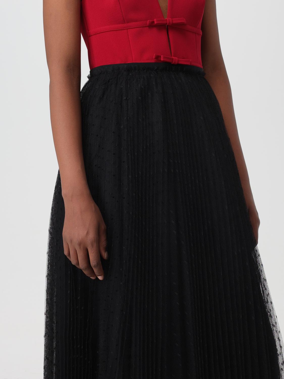 RED VALENTINO FALDA: Falda mujer Red Valentino, Negro - Img 4