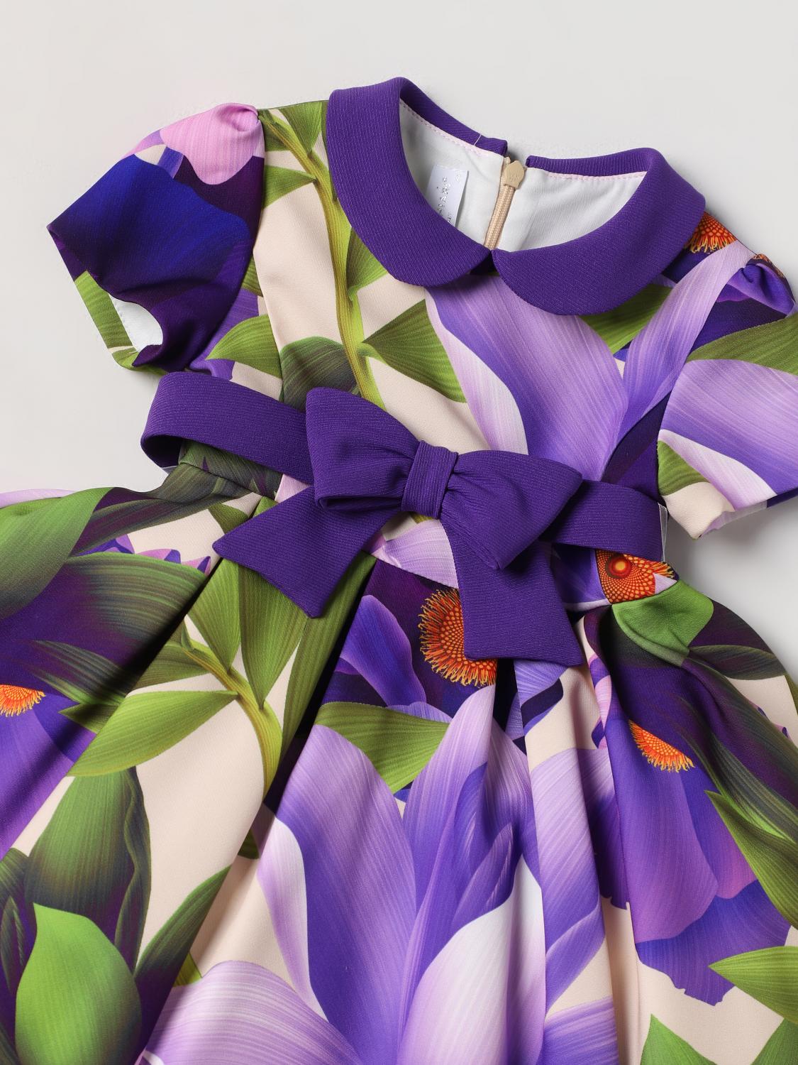 COLORI CHIARI VESTIDO: Vestido niños Colori Chiari, Glicina - Img 3