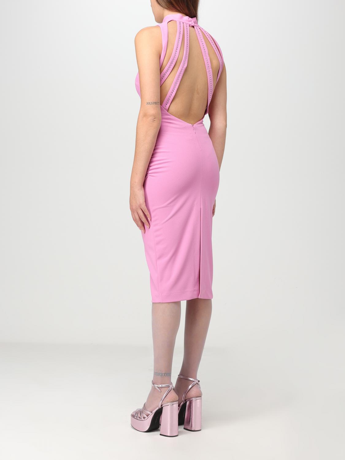 open lace back dress Aniye by Pink Embellished Tassel Dress Xs / Pink
