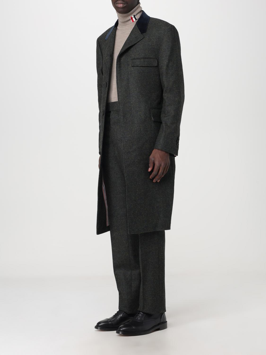 THOM BROWNE：コート メンズ - グリーン | GIGLIO.COMオンラインのThom